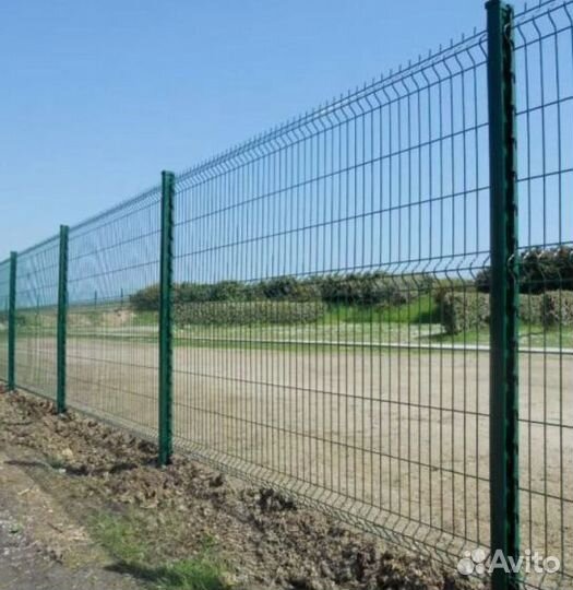 Забор из 3D сетки цена за метр работа по договору