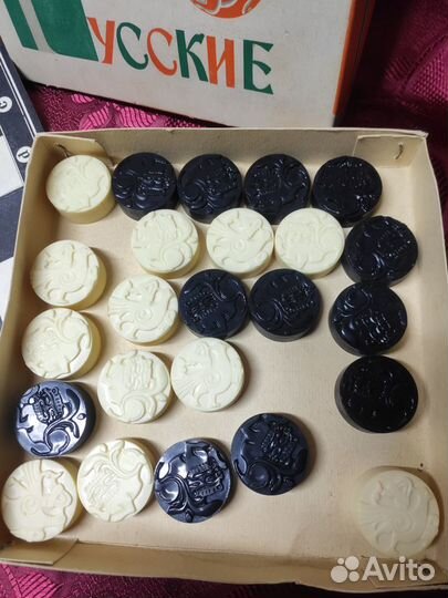 Шашки русские 1967г сувенирные (новые)