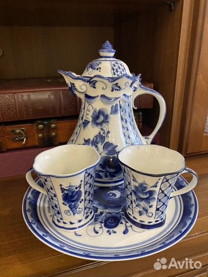 Чайный набор гжель