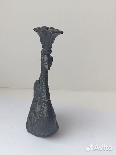 Подсвечник Жар-Птица, Лебедь. Касли. Чугун