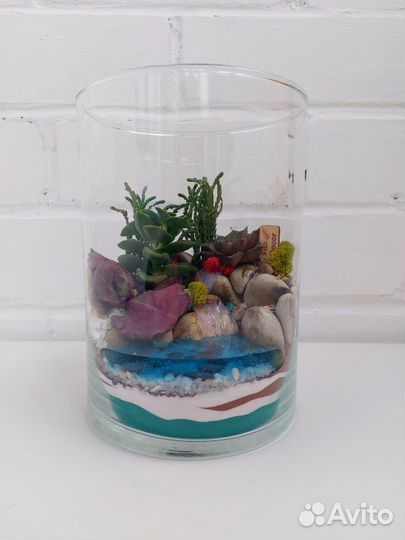 Флорариум в колбе