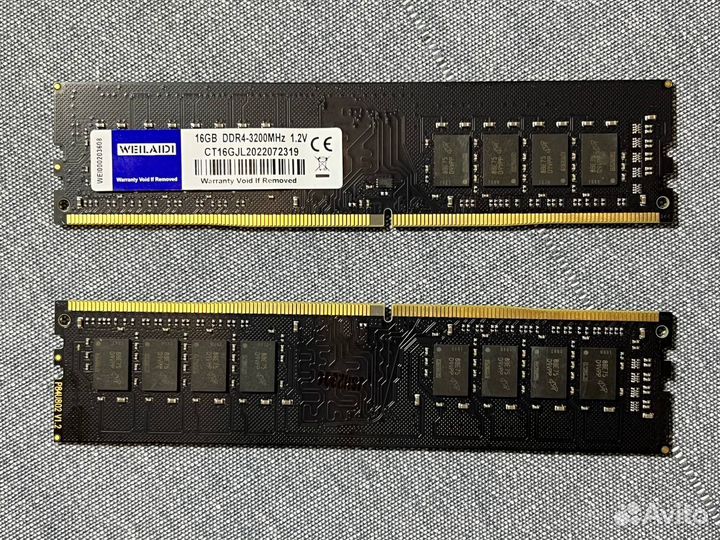 Оперативная память ddr4 16gb 3200 / 2666