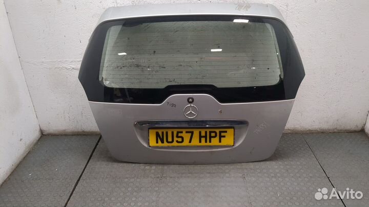 Подсветка номера Mercedes A W169, 2007