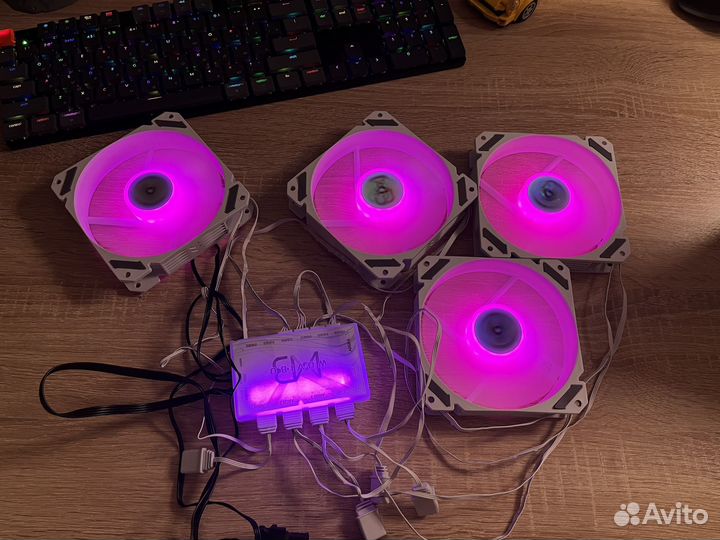 Белые вентиляторы 120мм