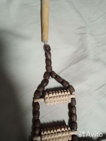 Массажёр длч спины деревянный ручной