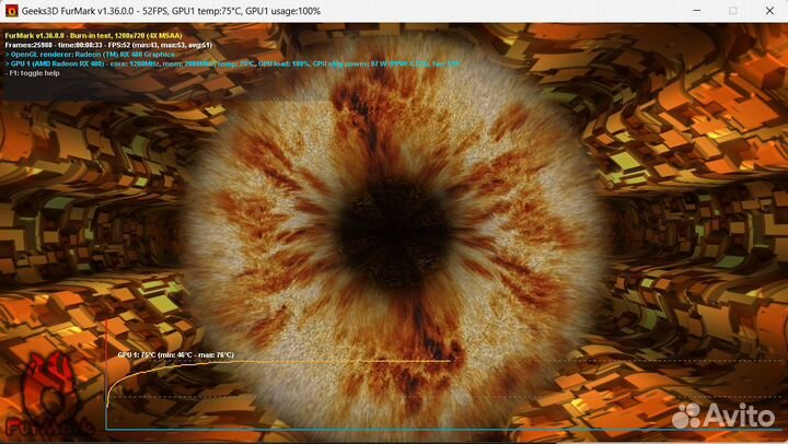 Sapphire rx480 8gb турбина