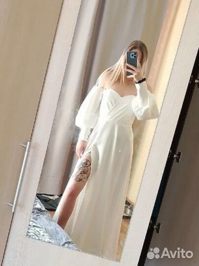 Свадебное платье 42 44 новое