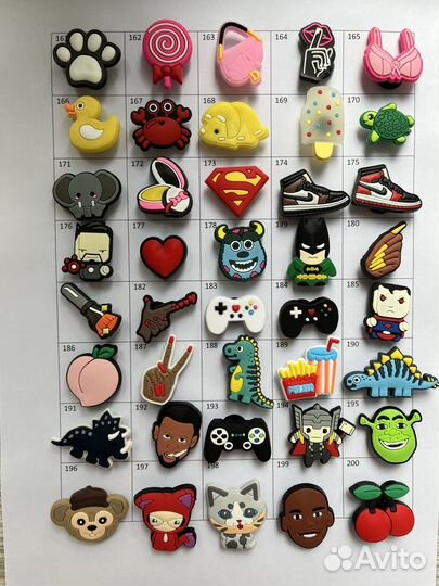 Jibbitz для crocs