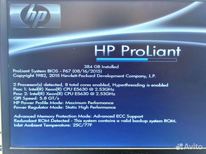 Сервер hp DL380 G7