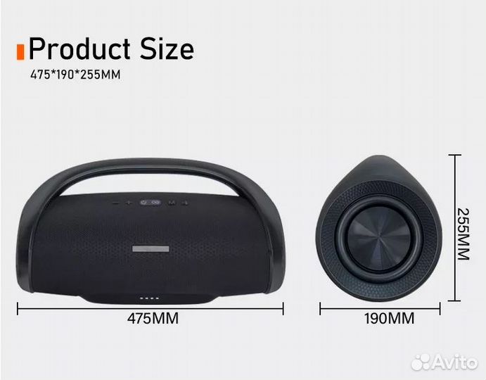 Bluetooth колонка FOL FS-R206, супер бас, 60 Вт