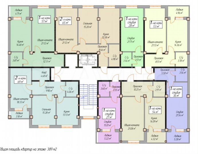 Свободного назначения, 50 м²