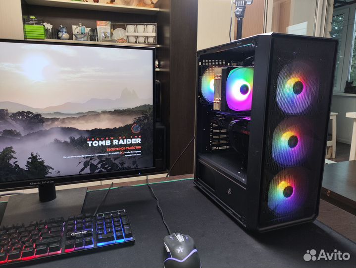 Игровой комп Intel 12100F+ RX6600 XT