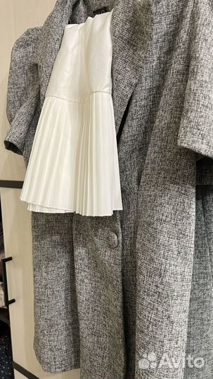 Платье пиджак с юбкой из твида 48