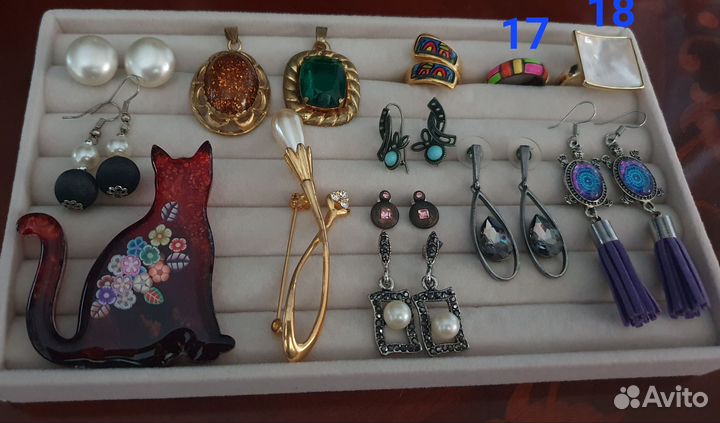 Винтажные украшения серьги кольца серебро бирюза