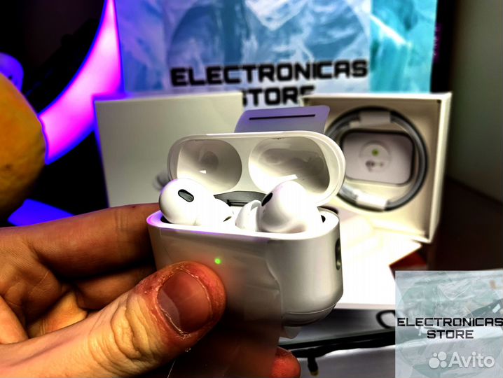 Наушники Airpods Pro 2 Premium v.4 Чехол в Пода