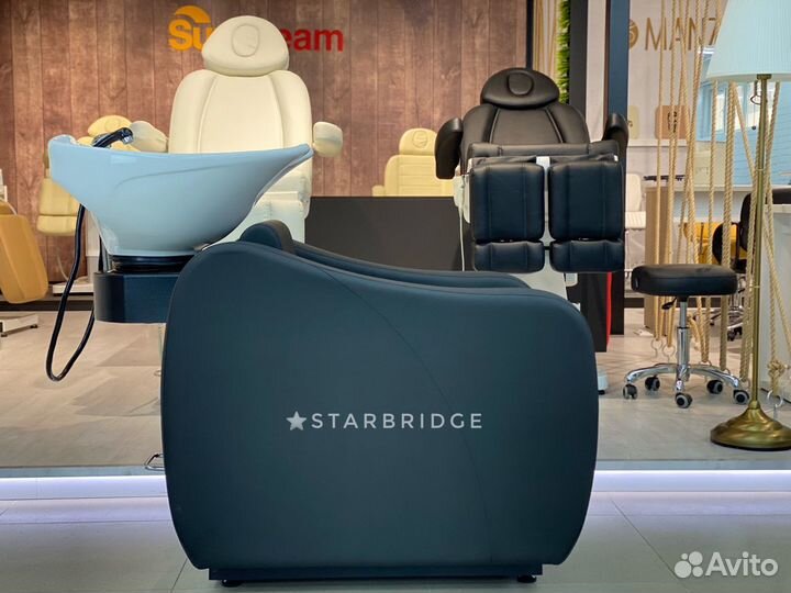 Паркимахерская мойка с регулируемой раковиной