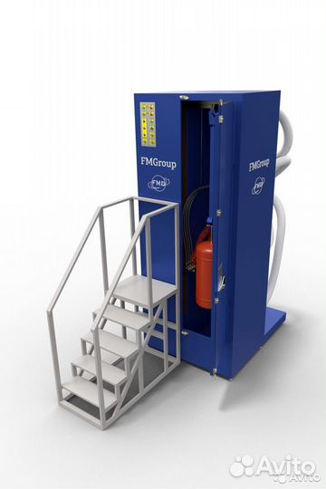 Установка для очистки баллонов