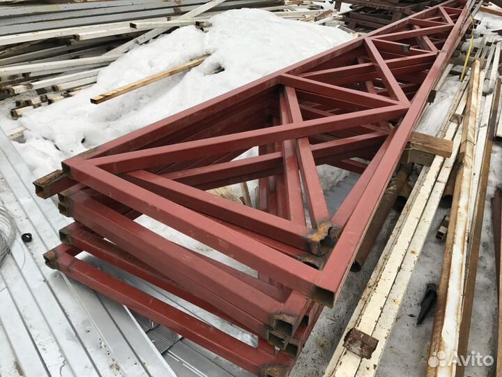 Фермы бу для ангаров 9,12,15,18м (металлические)