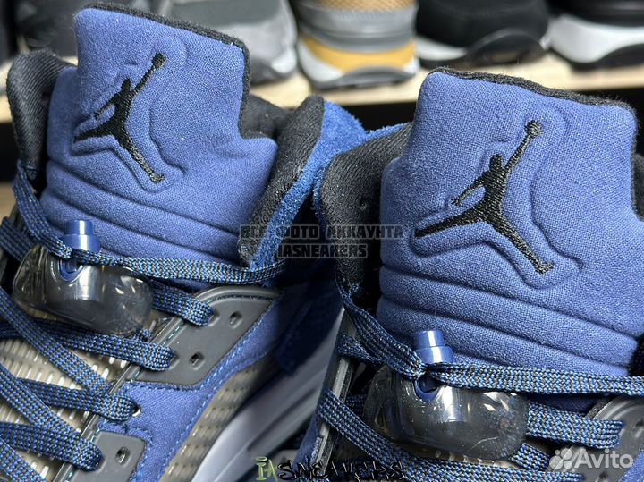 Кроссовки Nike Air Jordan 5 синие 41-45