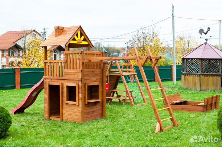 Детская площадка Выше Всех Крепость Викингов