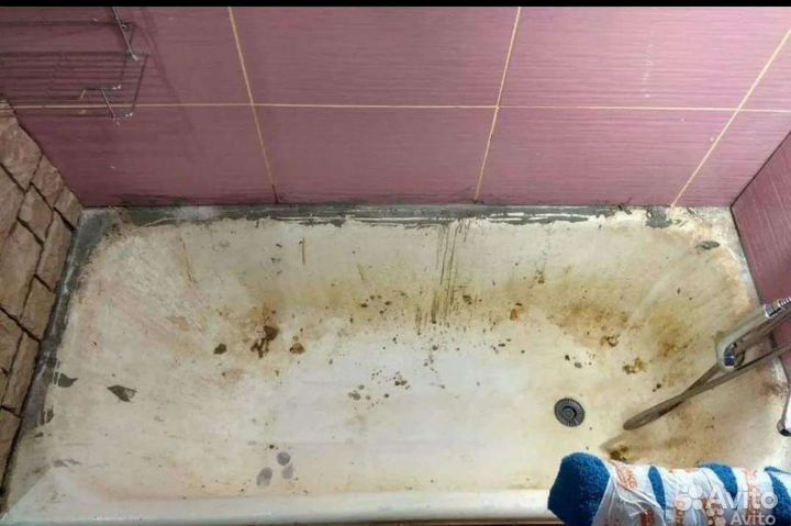 Реставрация ванн литьевые мрамором и акрилом