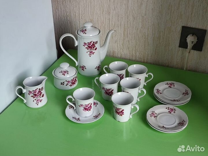 Кофейный сервиз Jlmenau Германия винтаж