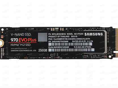 SSD M.2 накопитель Samsung 970 EVO Plus 250 GB