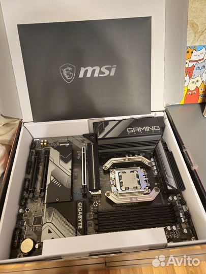 Материнская плата gigabyte + Ryzen 7 7700X