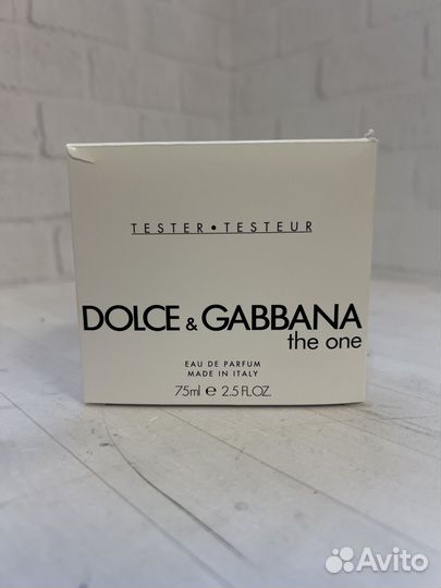 Dolce & gabbana THE ONE lady test 75ml edp