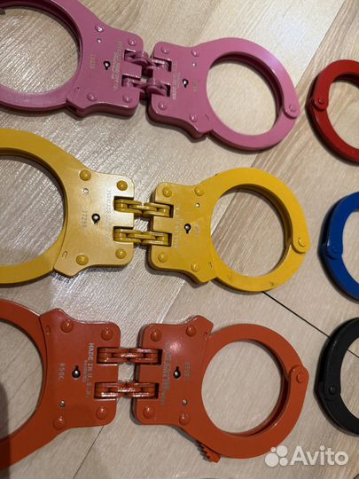 Наручники США Peerless жесткая сцепка (конвойные)