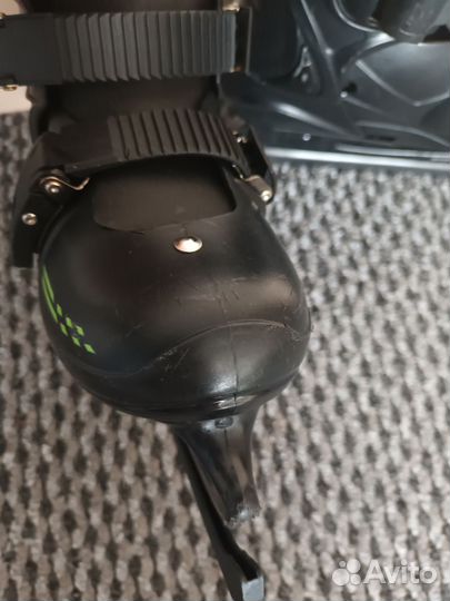 Коньки раздвижные ледовые