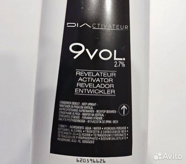 Окислитель Loreal professionnel + краска для волос