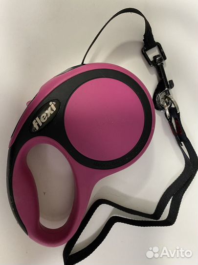 Рулетка (поводок) для собак flexi бу