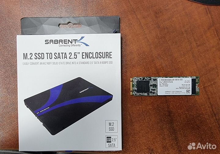 Адаптер для SSD диска m.2 to SATA 2,5