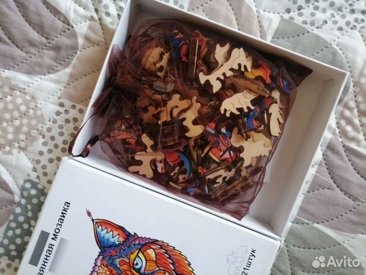 Пазл деревянный, новый