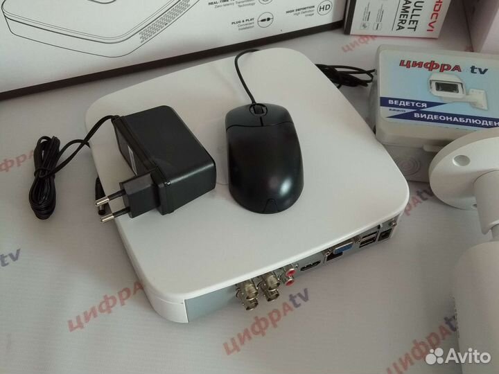 4 Камеры видеонаблюдения 4Мп регистратор Dahua