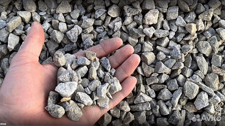 Щебень гранитный любых фракций