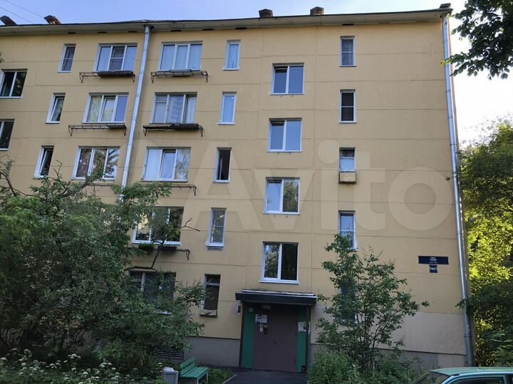 3-к. квартира, 45 м², 2/5 эт.