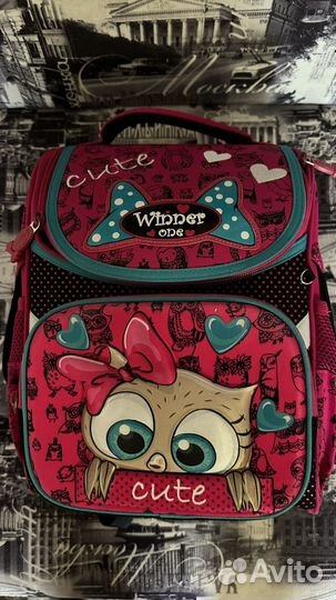 Школьный рюкзак “SkyName“ б/у в отличном состоянии