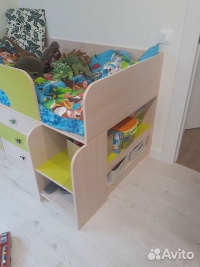 Кровать чердак Астра 9/3 + матрас