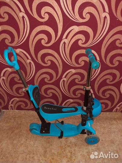Самокат-беговел детский