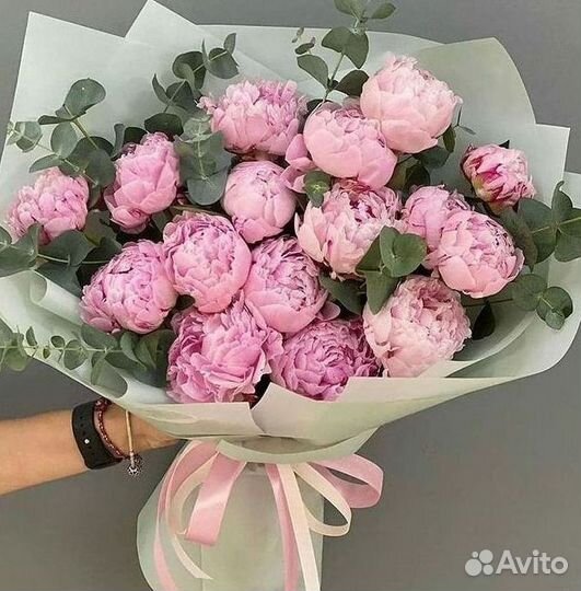 Пионы Букет пионов Доставка цветов