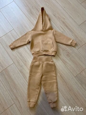 Костюм худи и джогеры с начесом 80