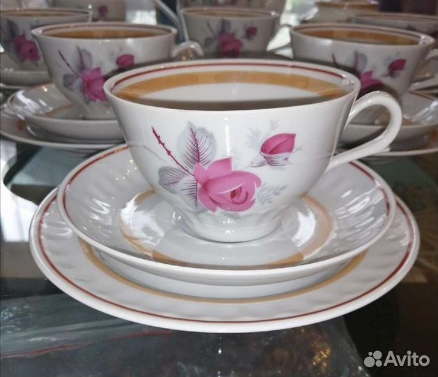 Чайный сервиз СССР Дулево