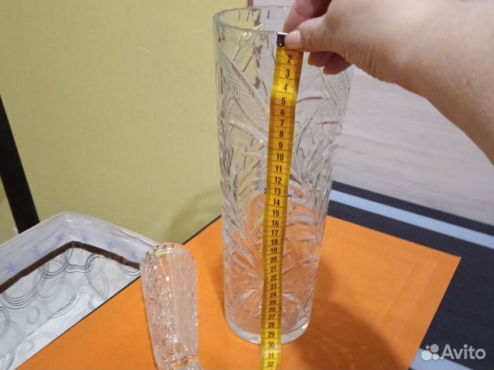 Хрустальная ваза