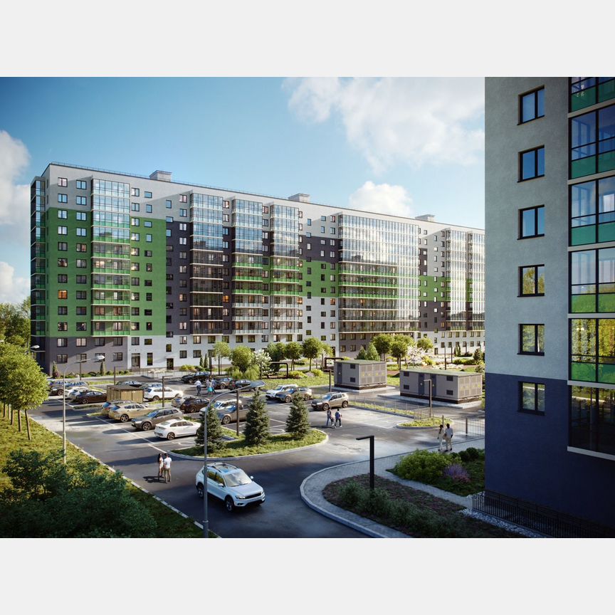 2-к. квартира, 46,9 м², 6/12 эт.