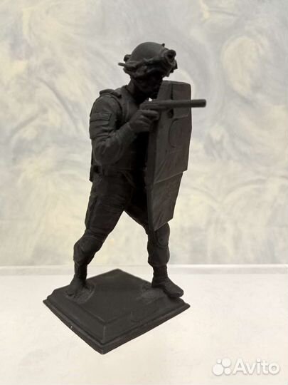 Фсб. Спецназ. Статуэтка. Авторская работа. Чугун