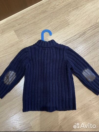 Вязаный кардиган zara на мальчика, 24-36 мес