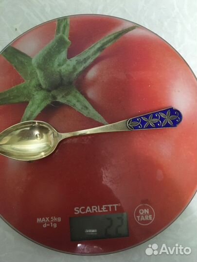 Чайные ложки серебро 875