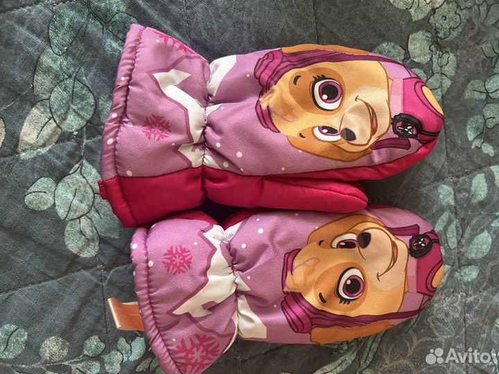 Комплект шапка, шарф на 2-3 года